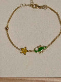 Bracelet en or enfant caméléon & étoile – Or 375