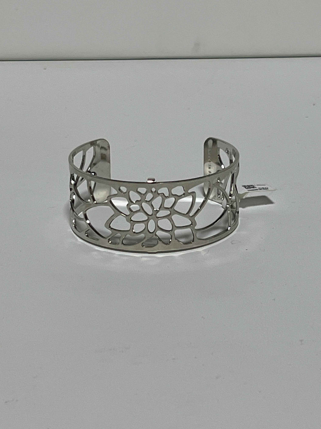 Bracelet Les Georgettes argenté à motif floral
