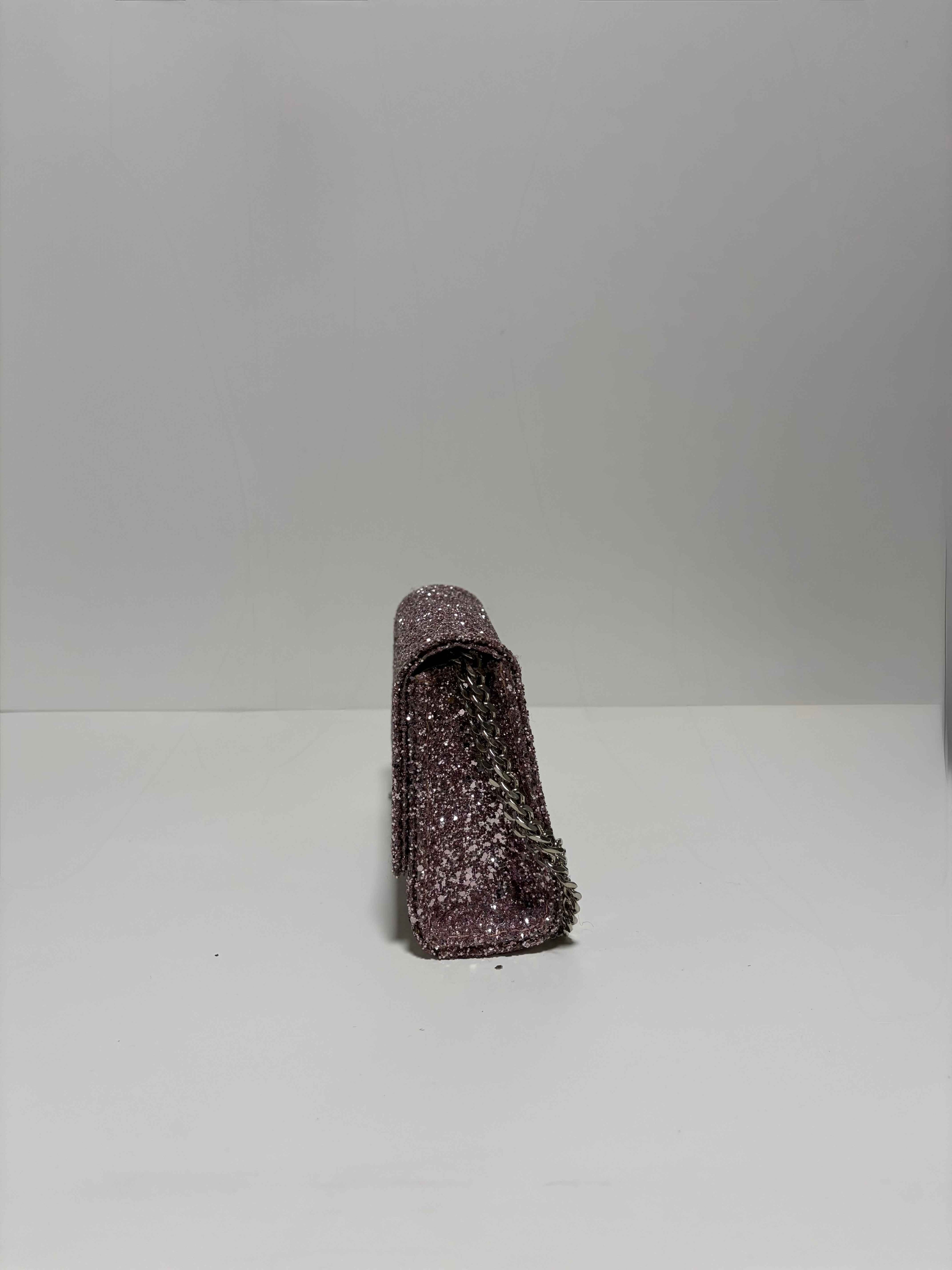 Petit Sac à Paillettes Rose
