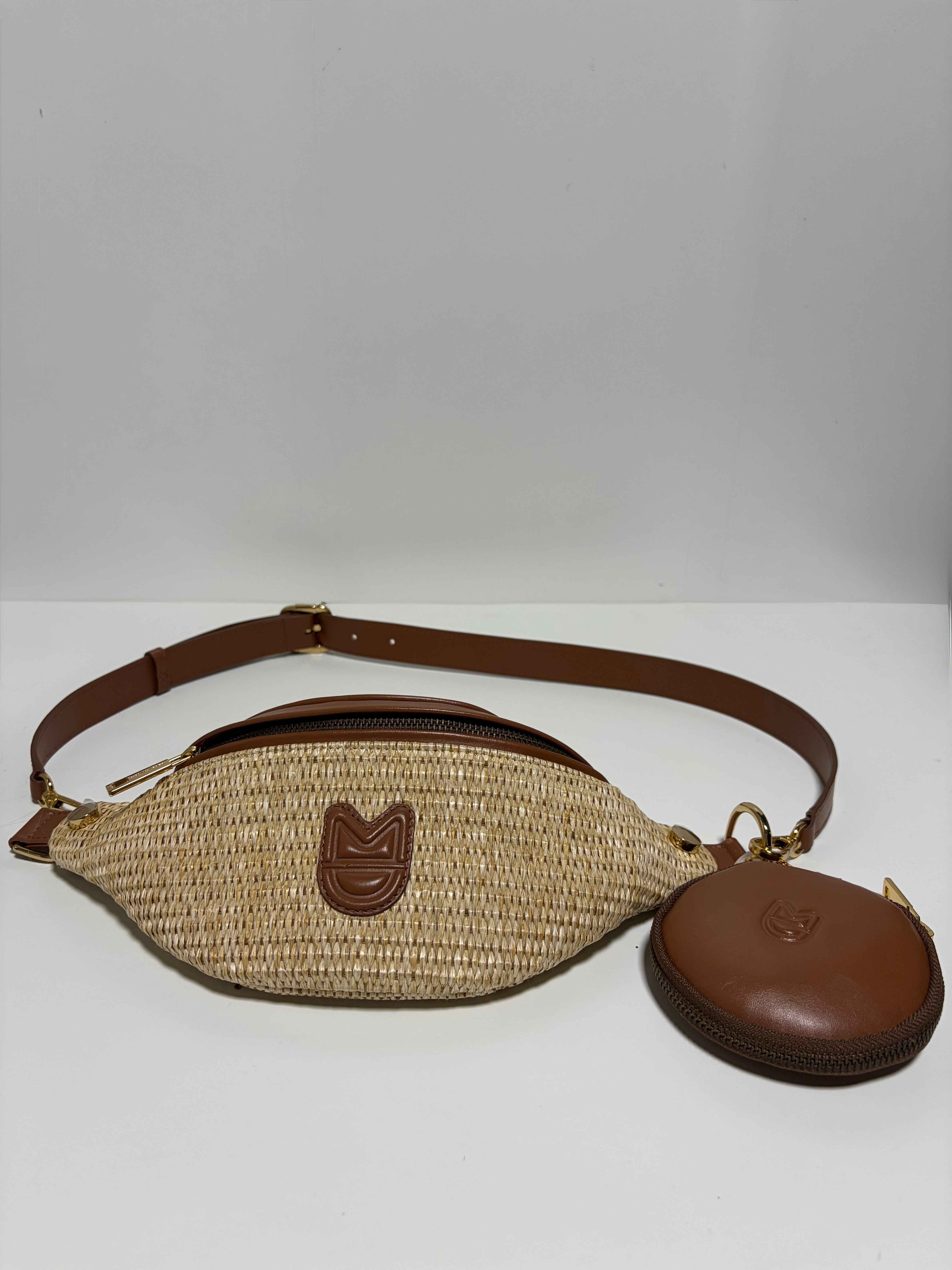 Sac Banane en Paille Raphia