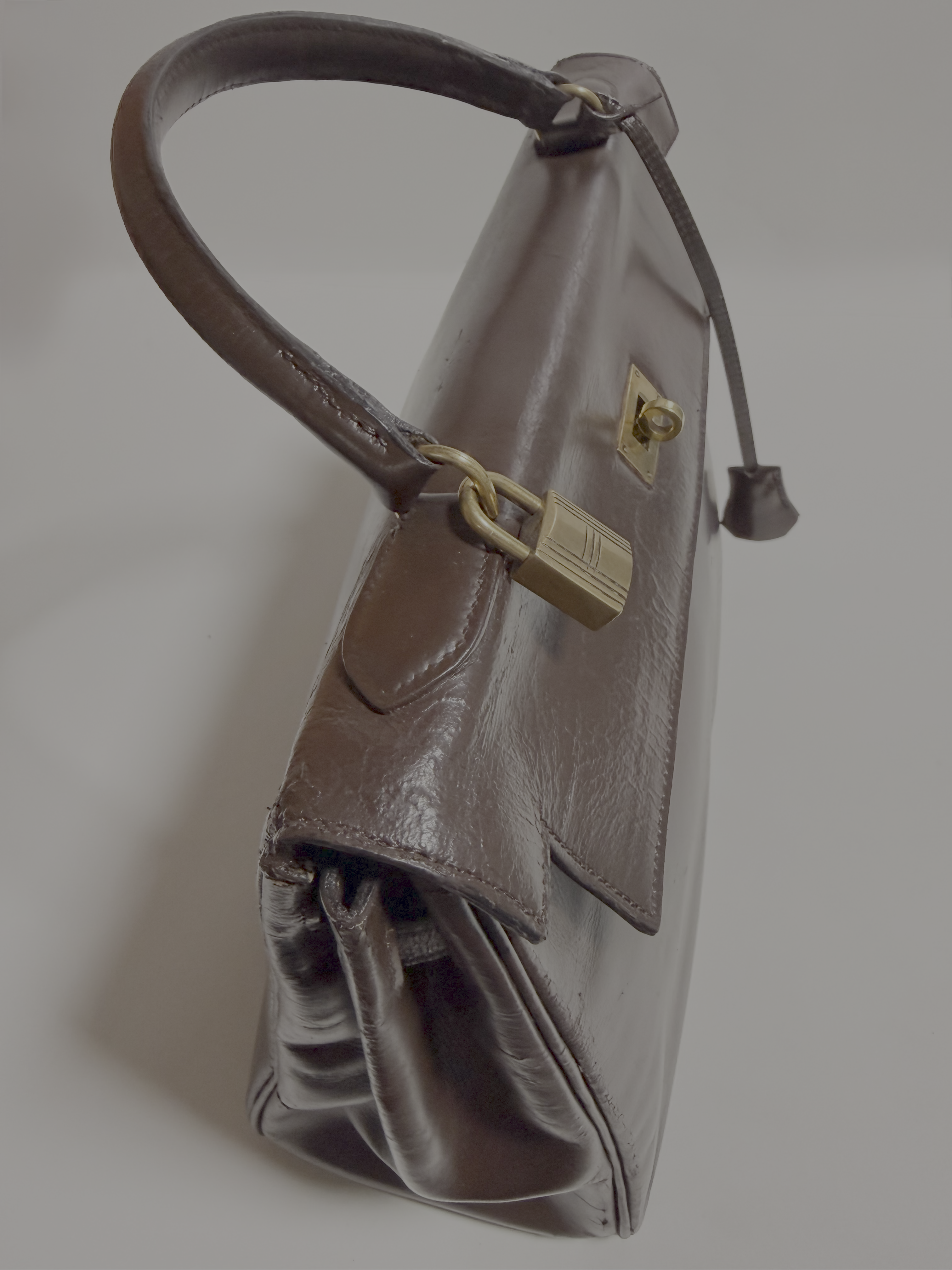 Hermès Kelly 32 Retourné 1972– Box Cacao – Vintage – Fermoir Or