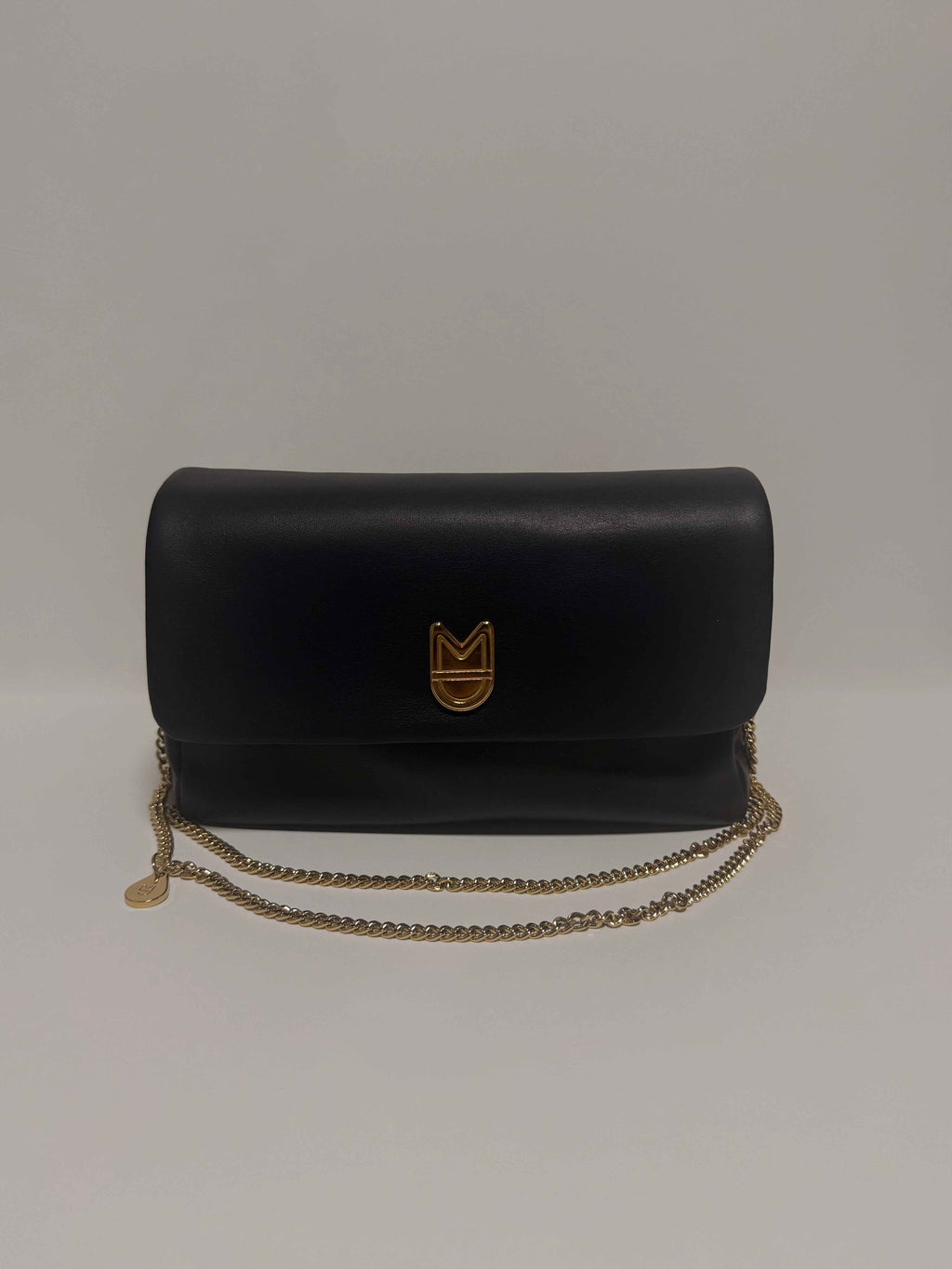 Sac en Cuir Noir Gold