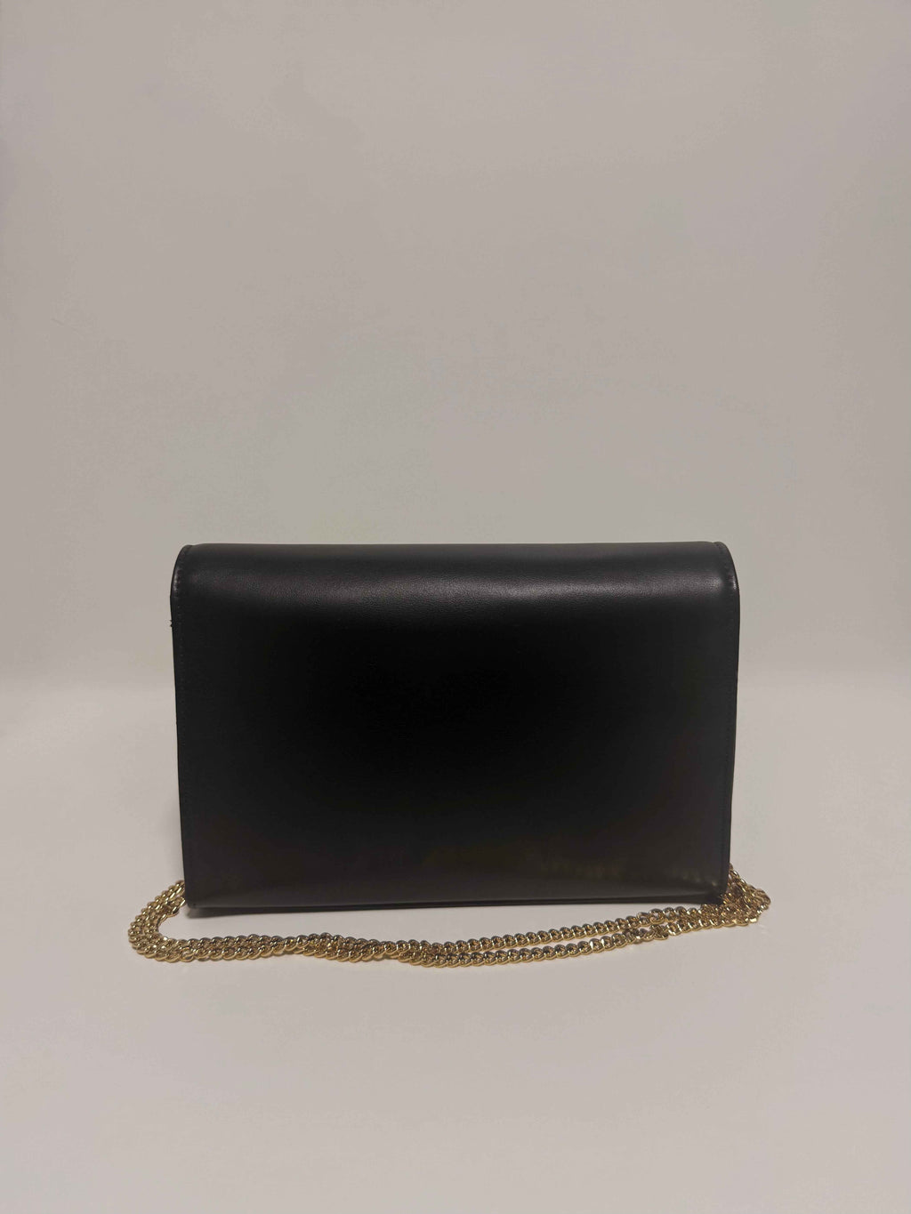 Sac à main en Cuir Noir Gold