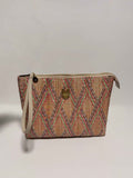 Pochette en paille Colorée