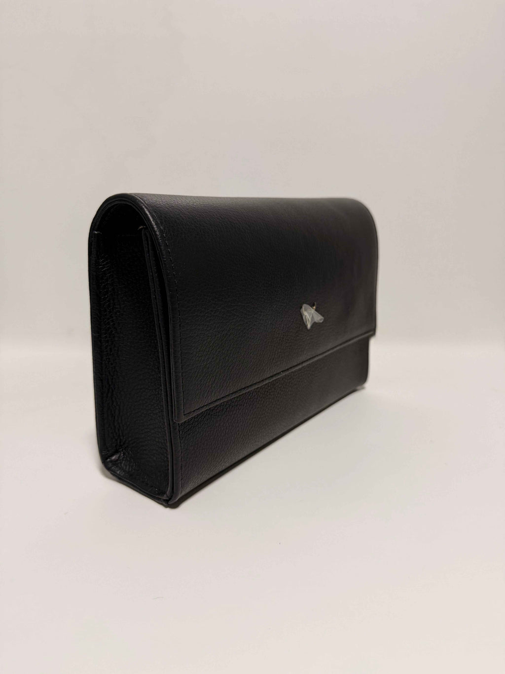 Sac Rigide en Cuir Noir
