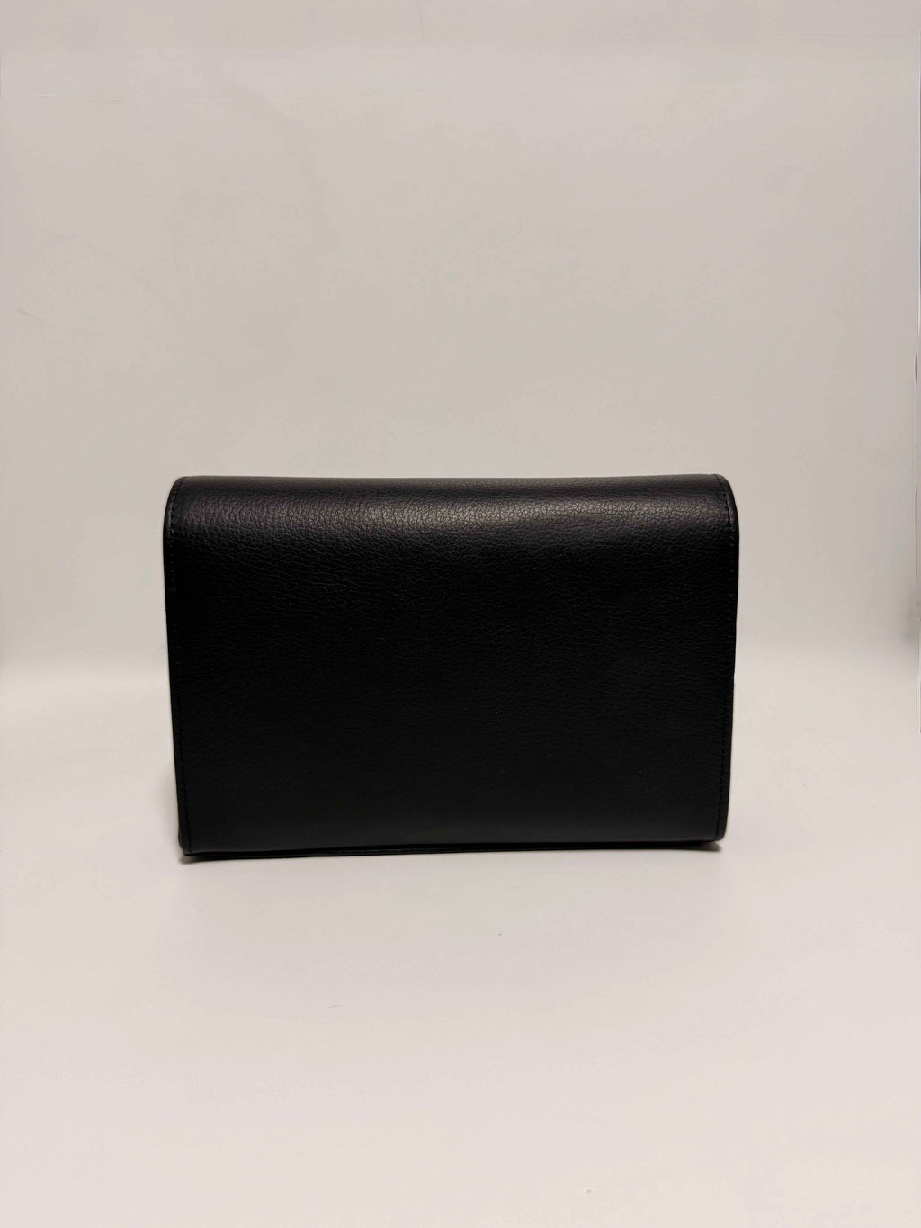 Sac Rigide en Cuir Noir