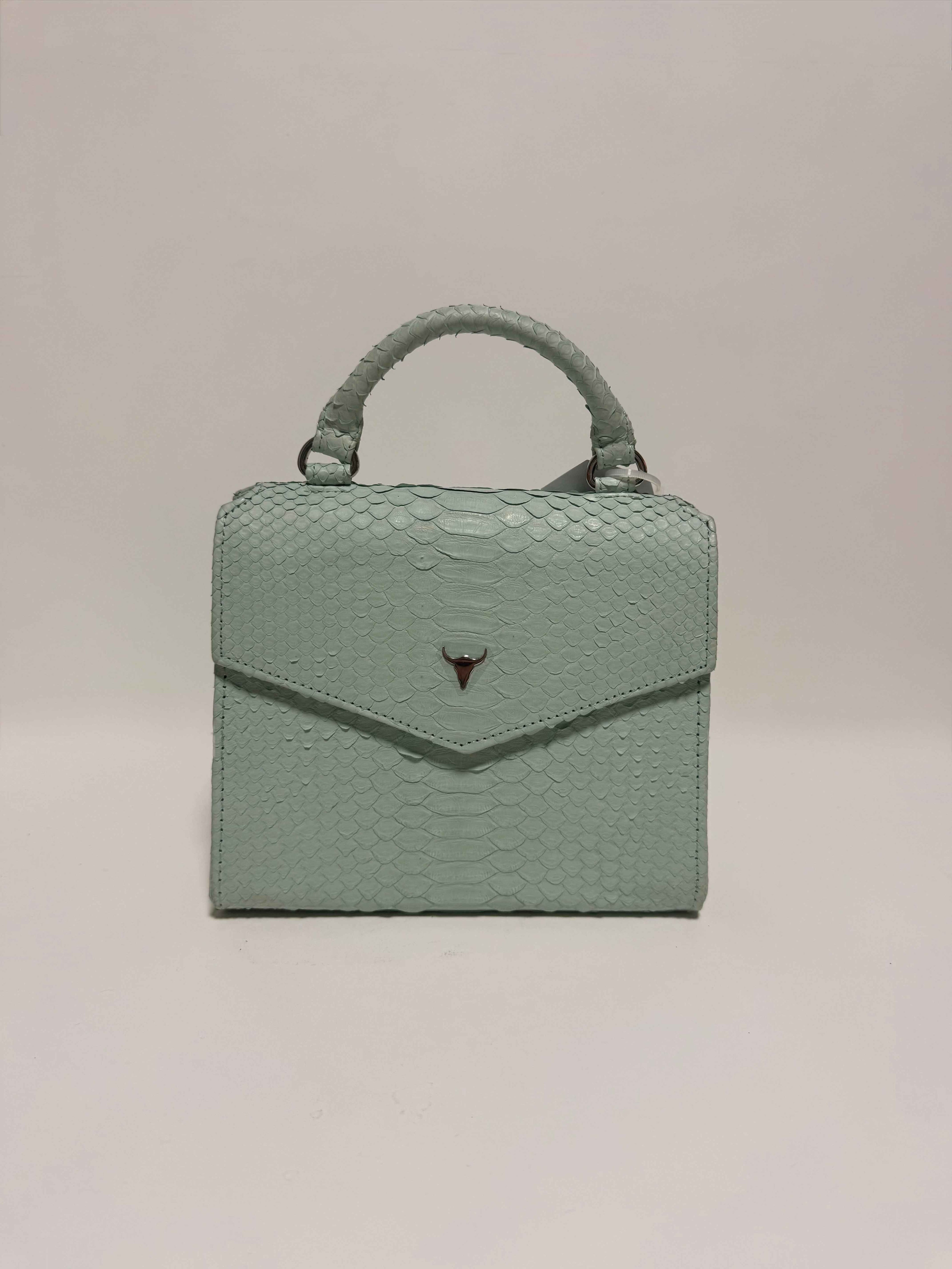 Sac en Python Vert Menthe