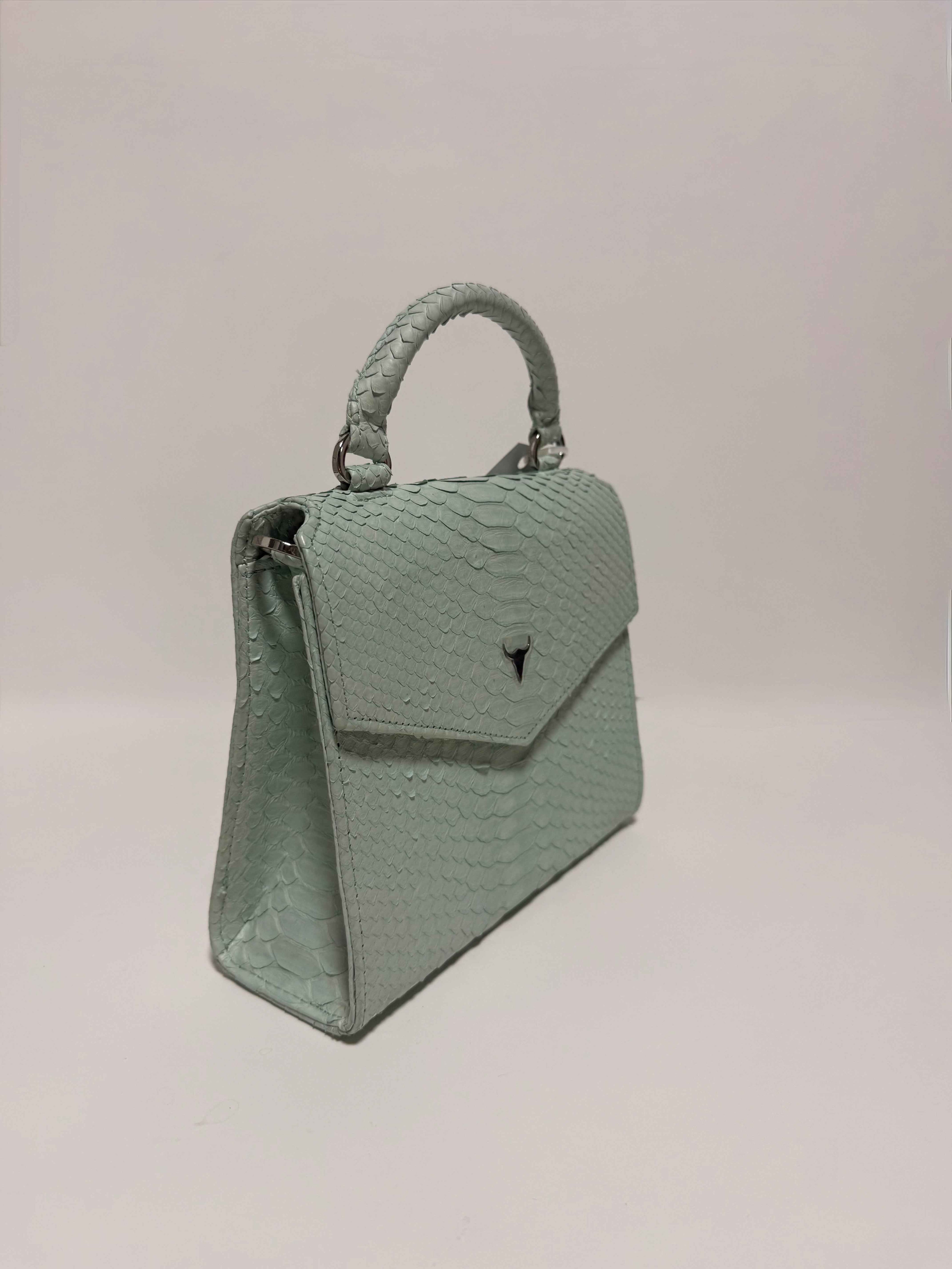 Sac en Python Vert Menthe