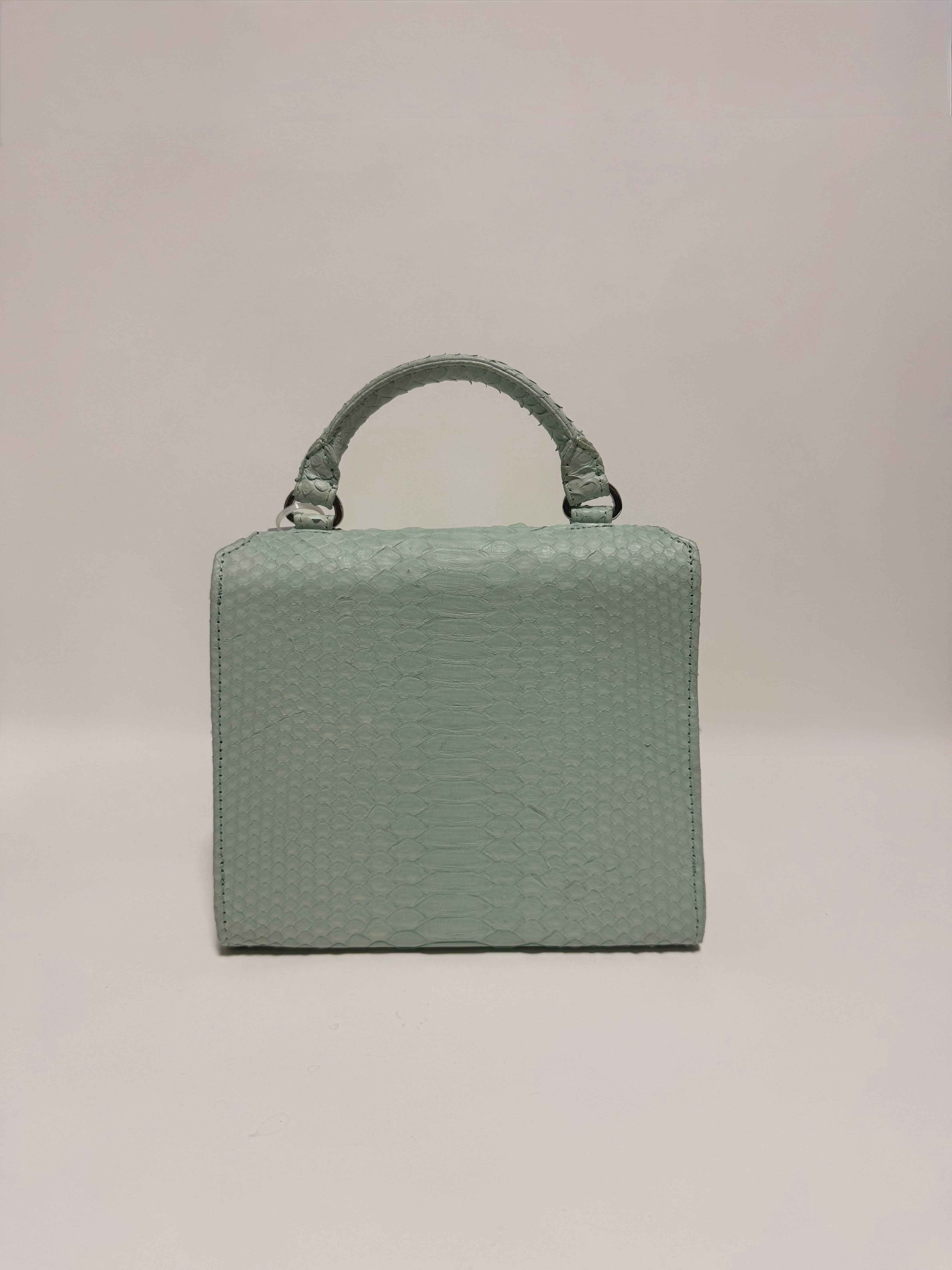 Sac en Python Vert Menthe