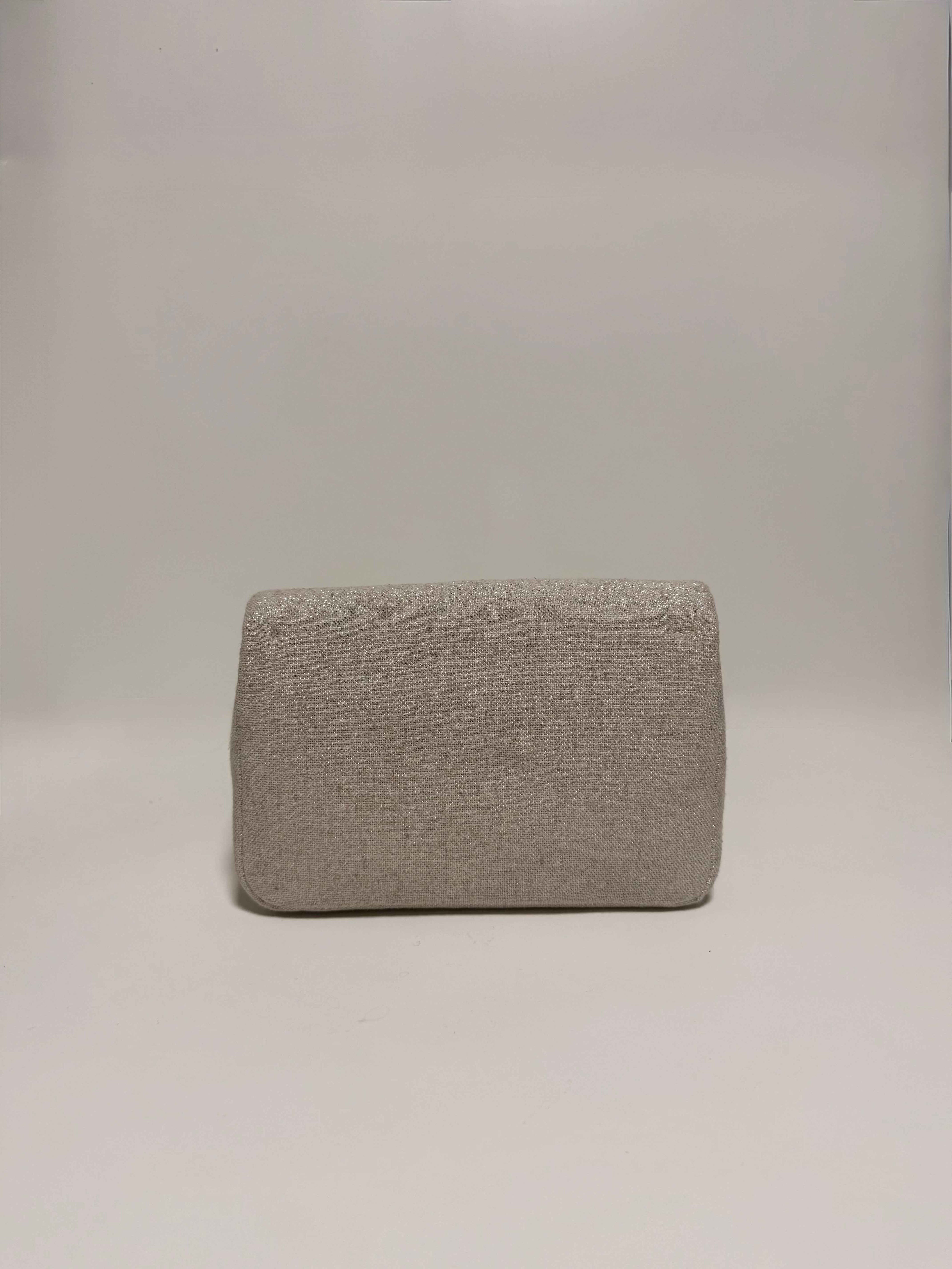 Petit sac en tweed pailleté