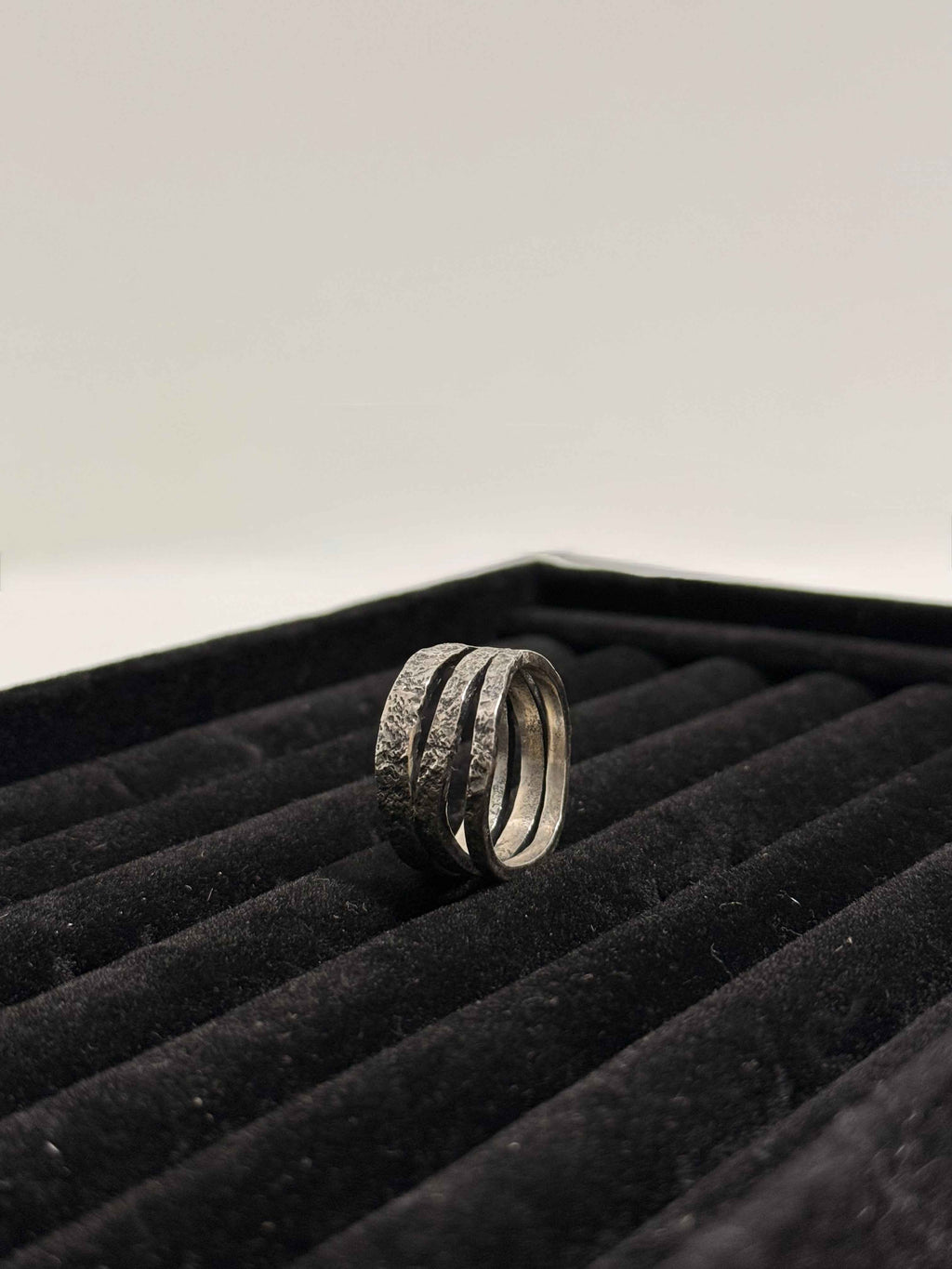 Bague Trio en Argent Massif