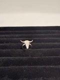 Bague tête de taureau en argent massif 925