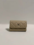 Porte Monnaie Agneau Beige