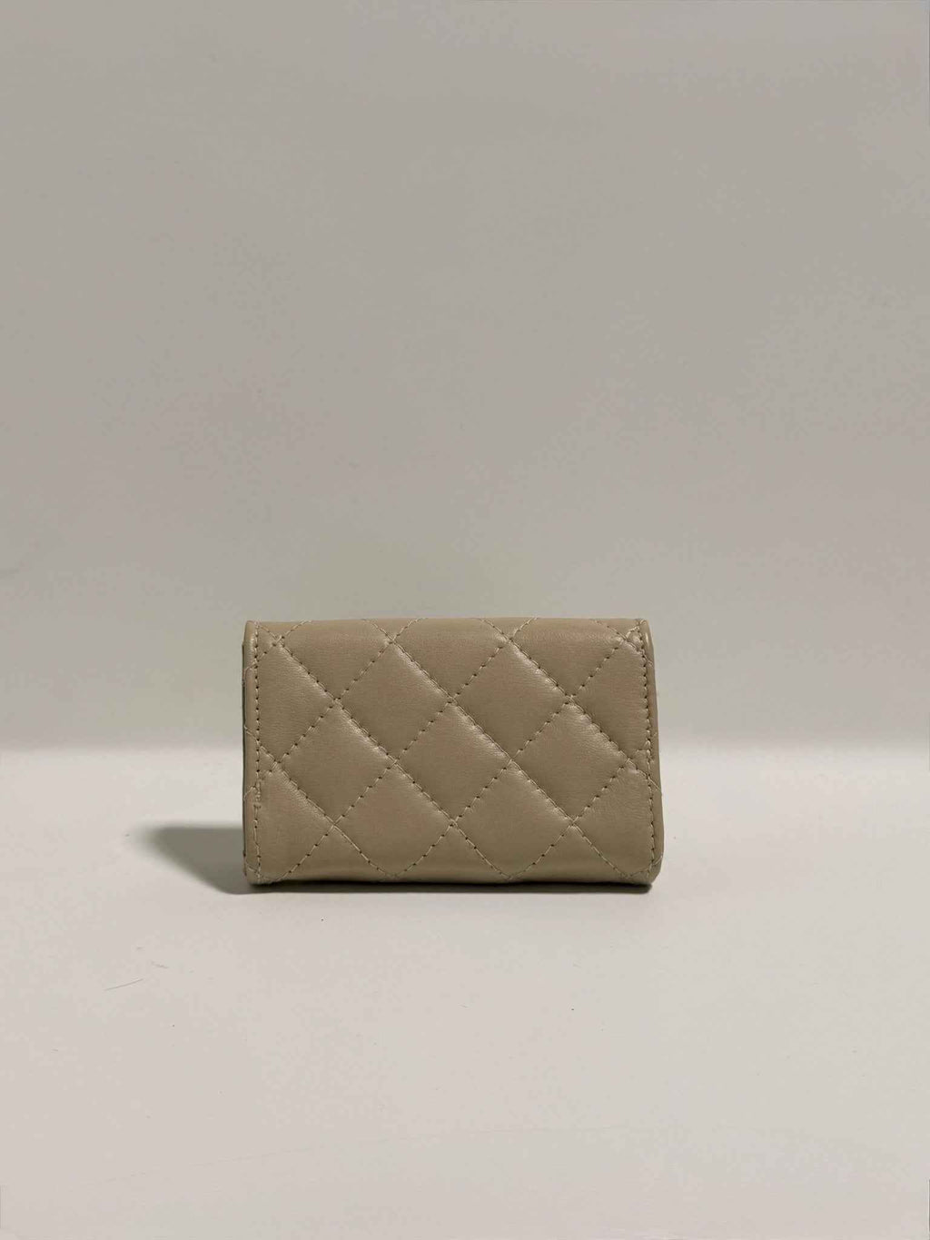 Porte Monnaie Agneau Beige