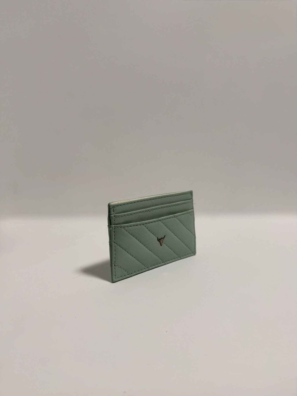Porte Carte Cuir Vert