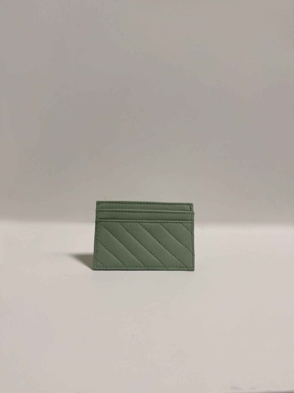 Porte Carte Cuir Vert