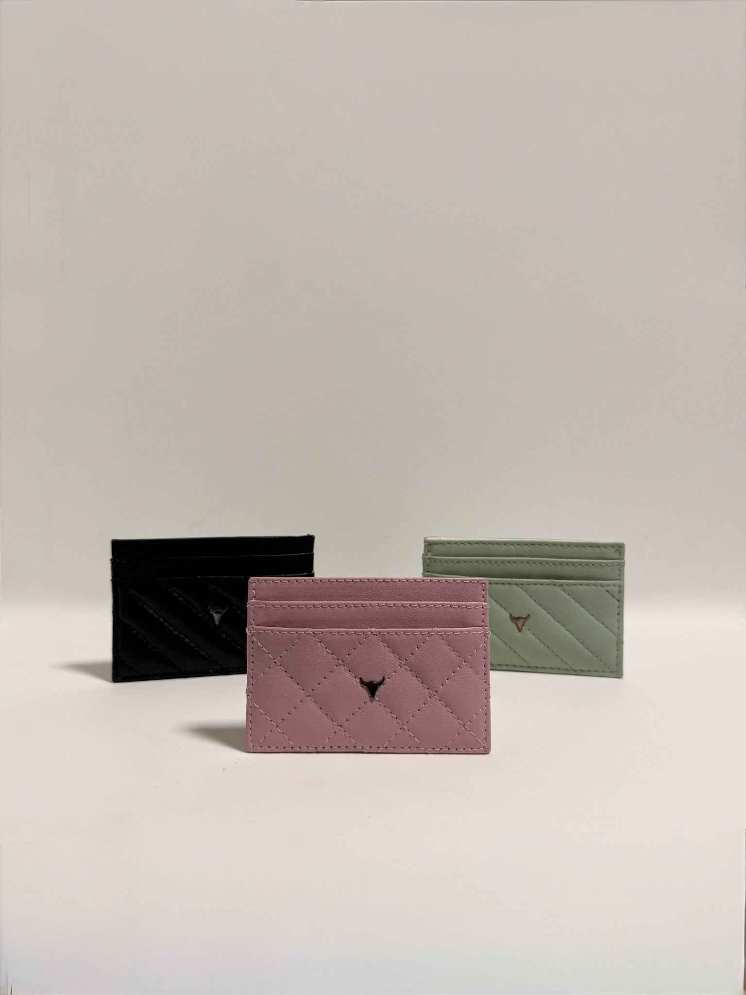 Porte Carte Cuir Rose