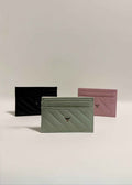 Porte Carte Cuir Vert