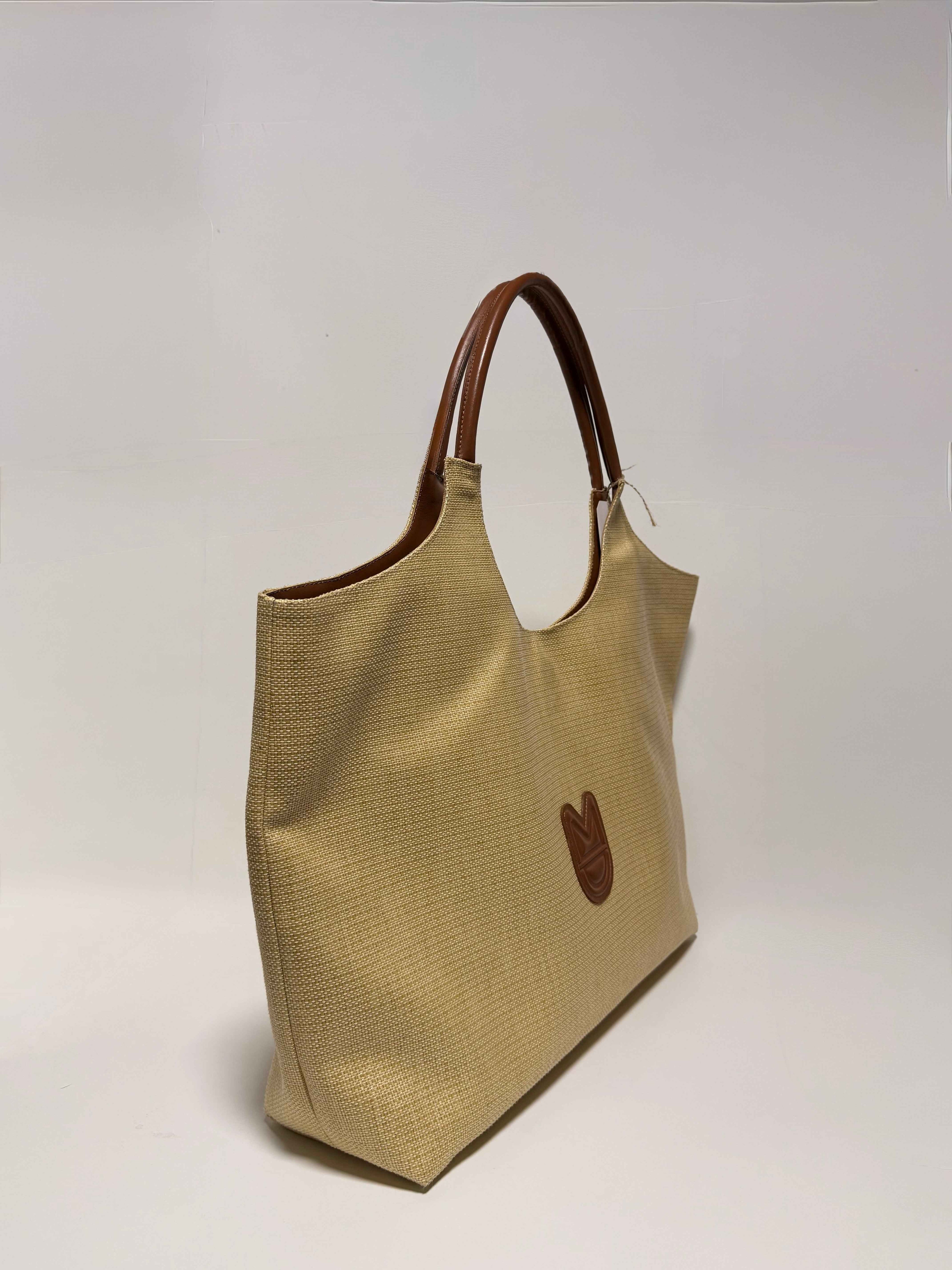 Sac Cabas en Raphia Naturel