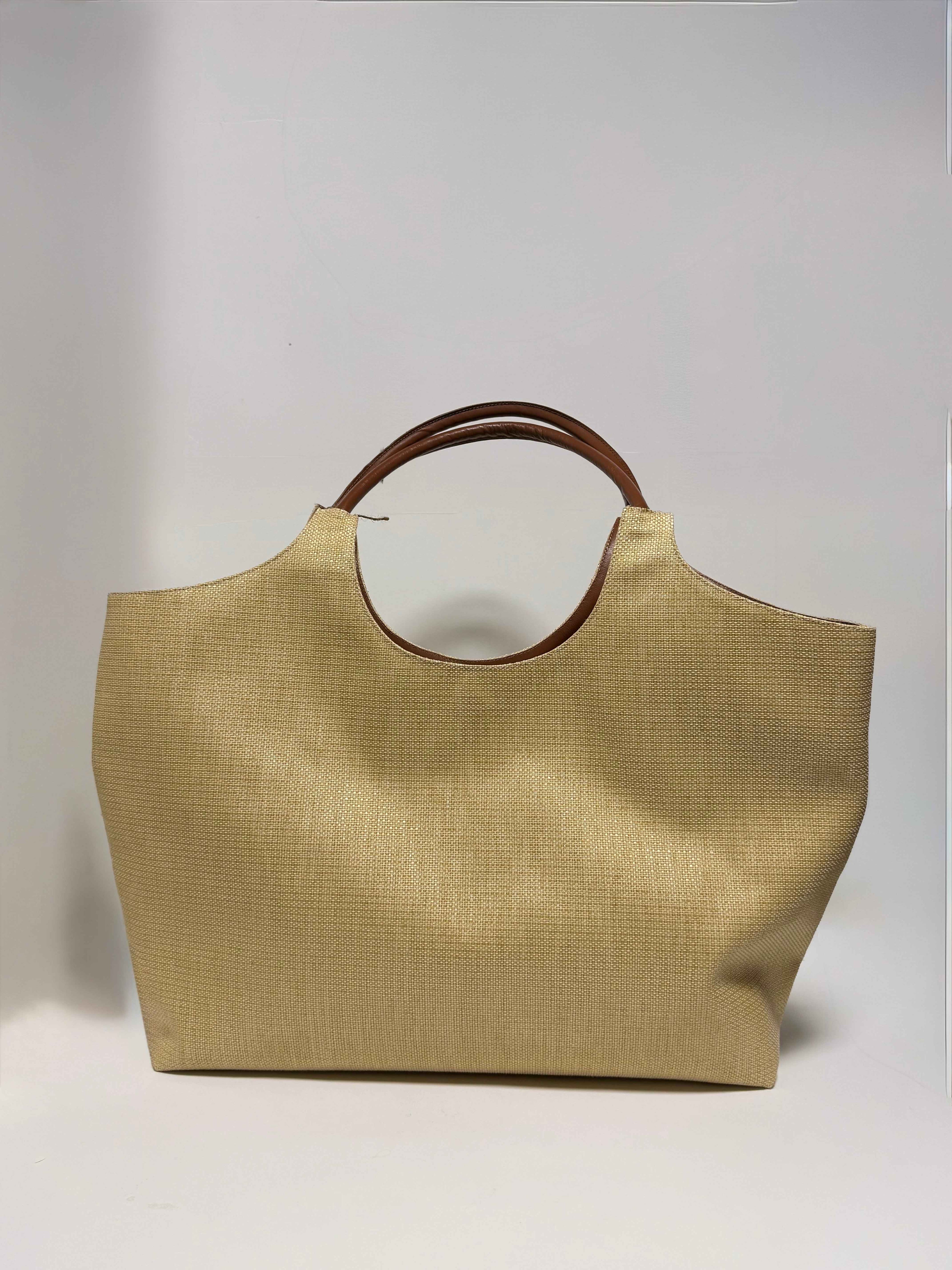 Sac Cabas en Raphia Naturel