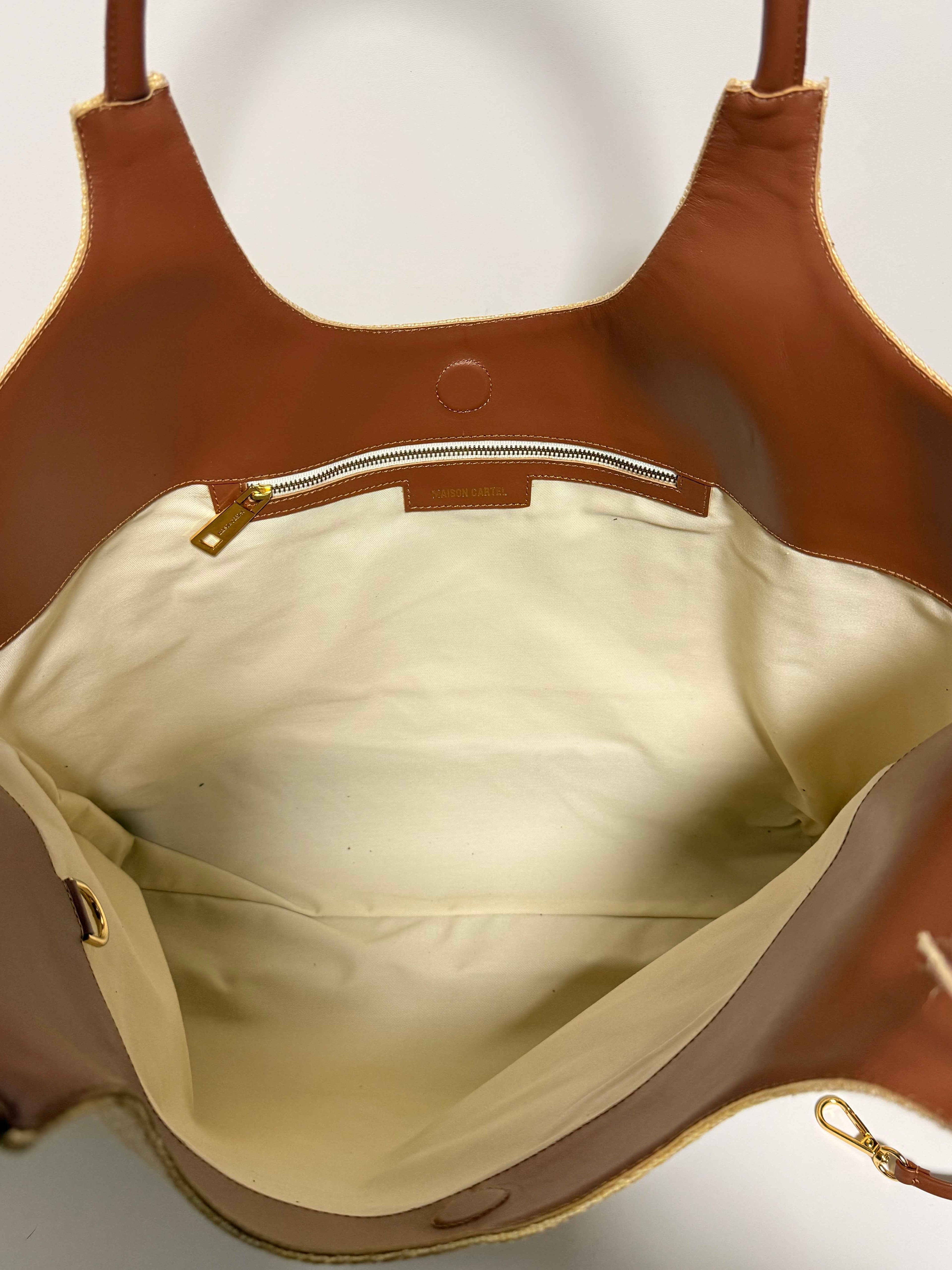 Sac Cabas en Raphia Naturel