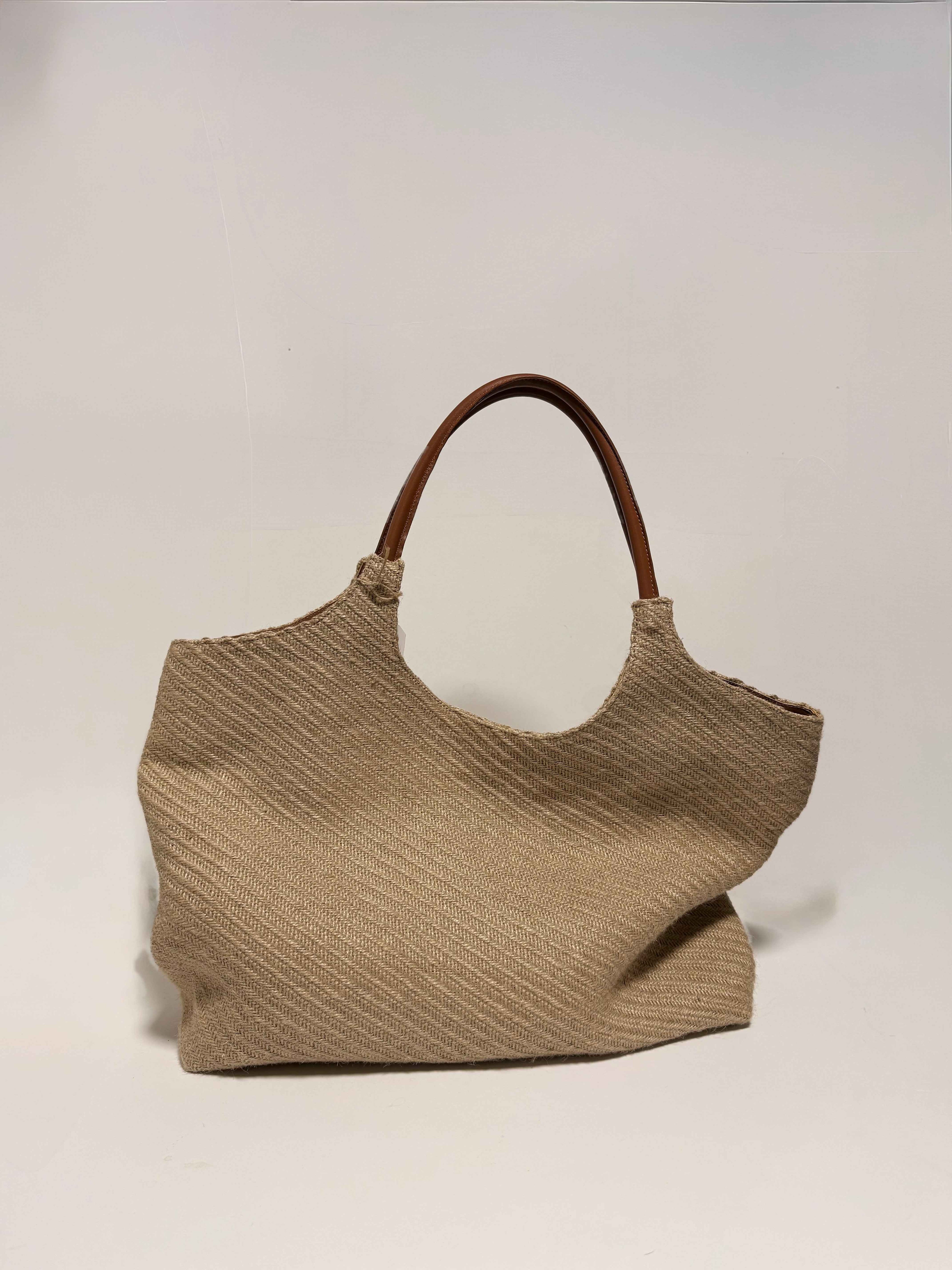 Cabas Jane Tole Été Cognac
