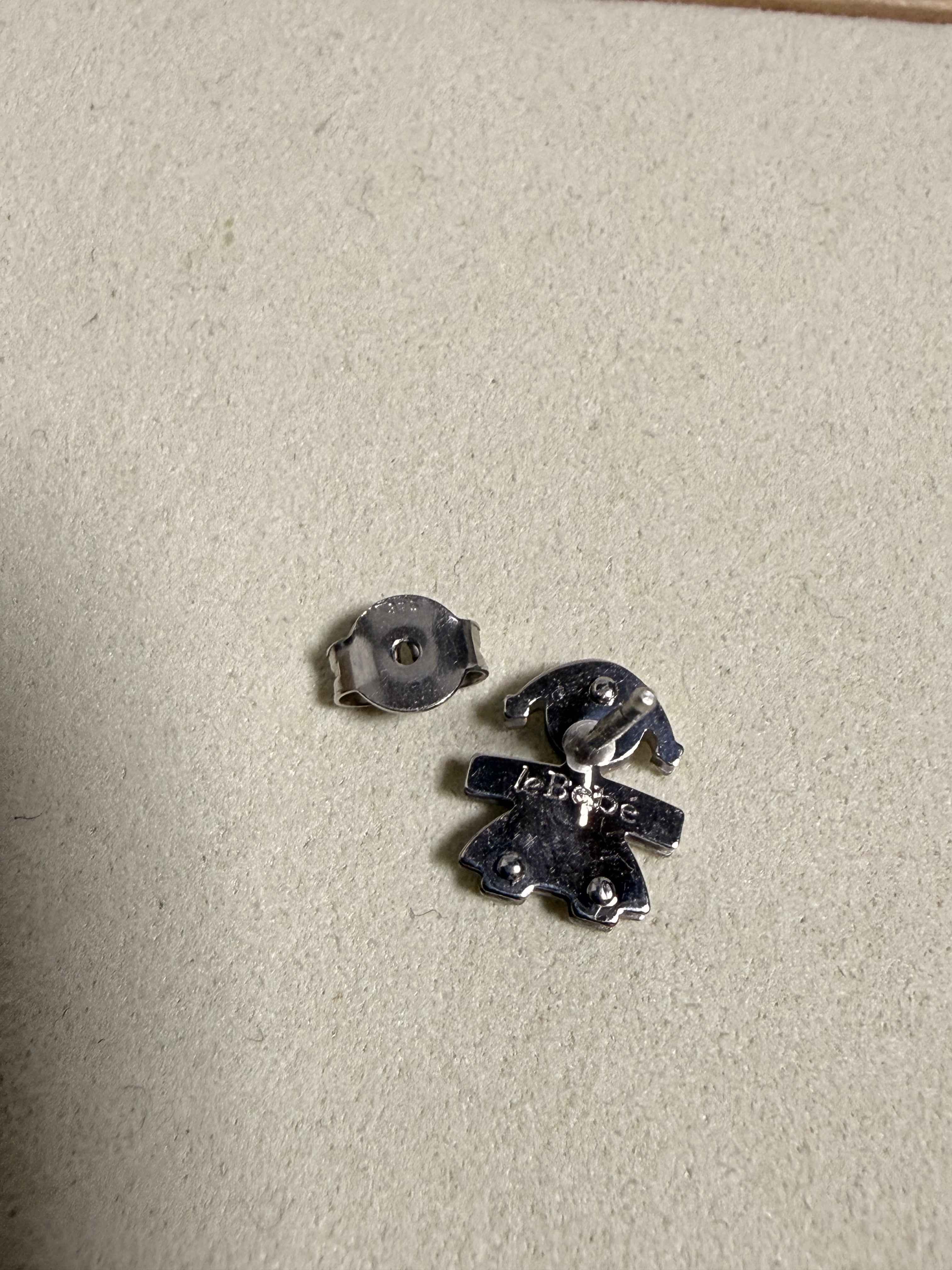 Boucles D'Oreille LeBebé Fille Or blanc