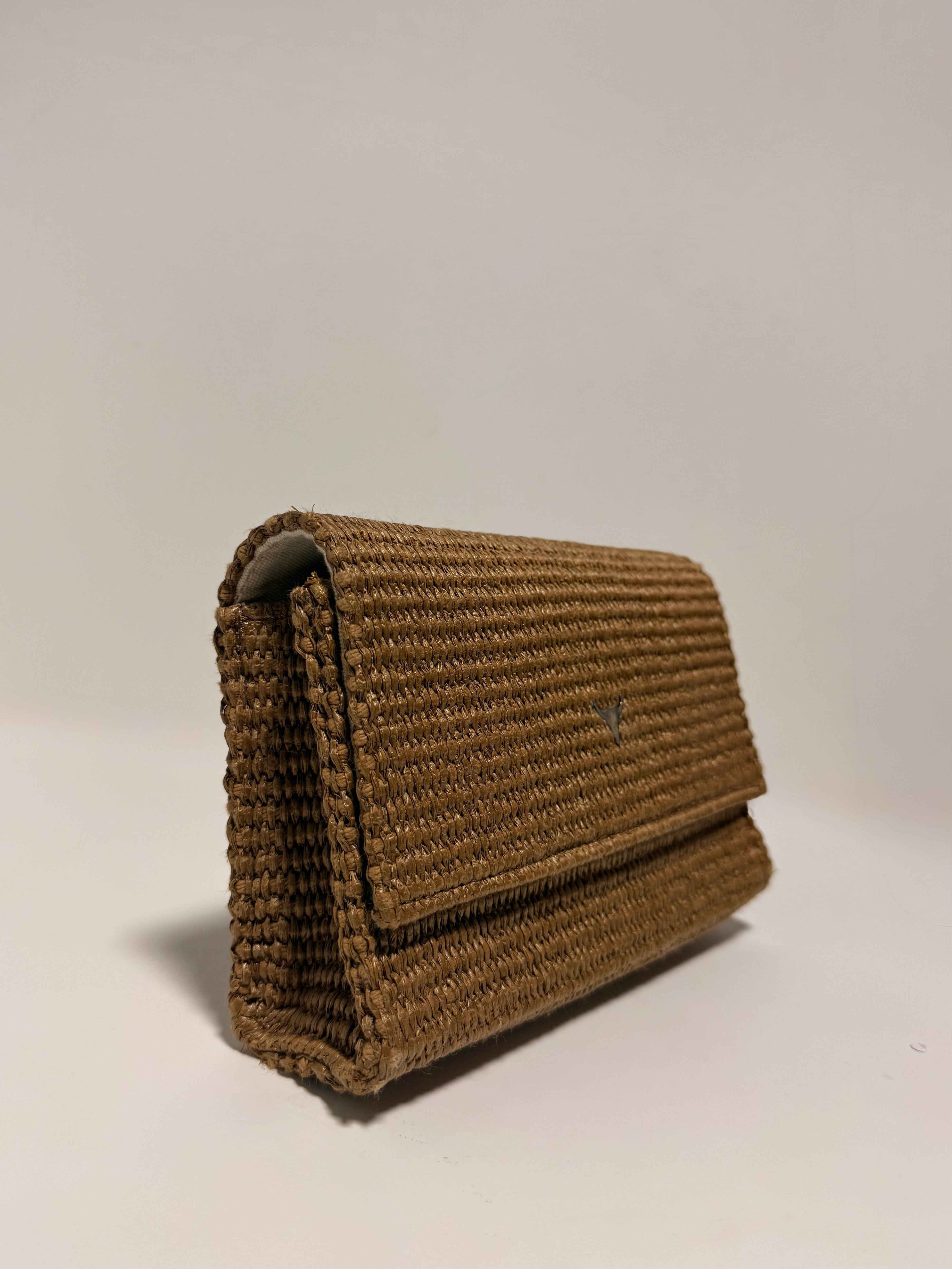 Sac en Raphia Marron