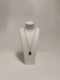 Collier avec Pendentif Marron