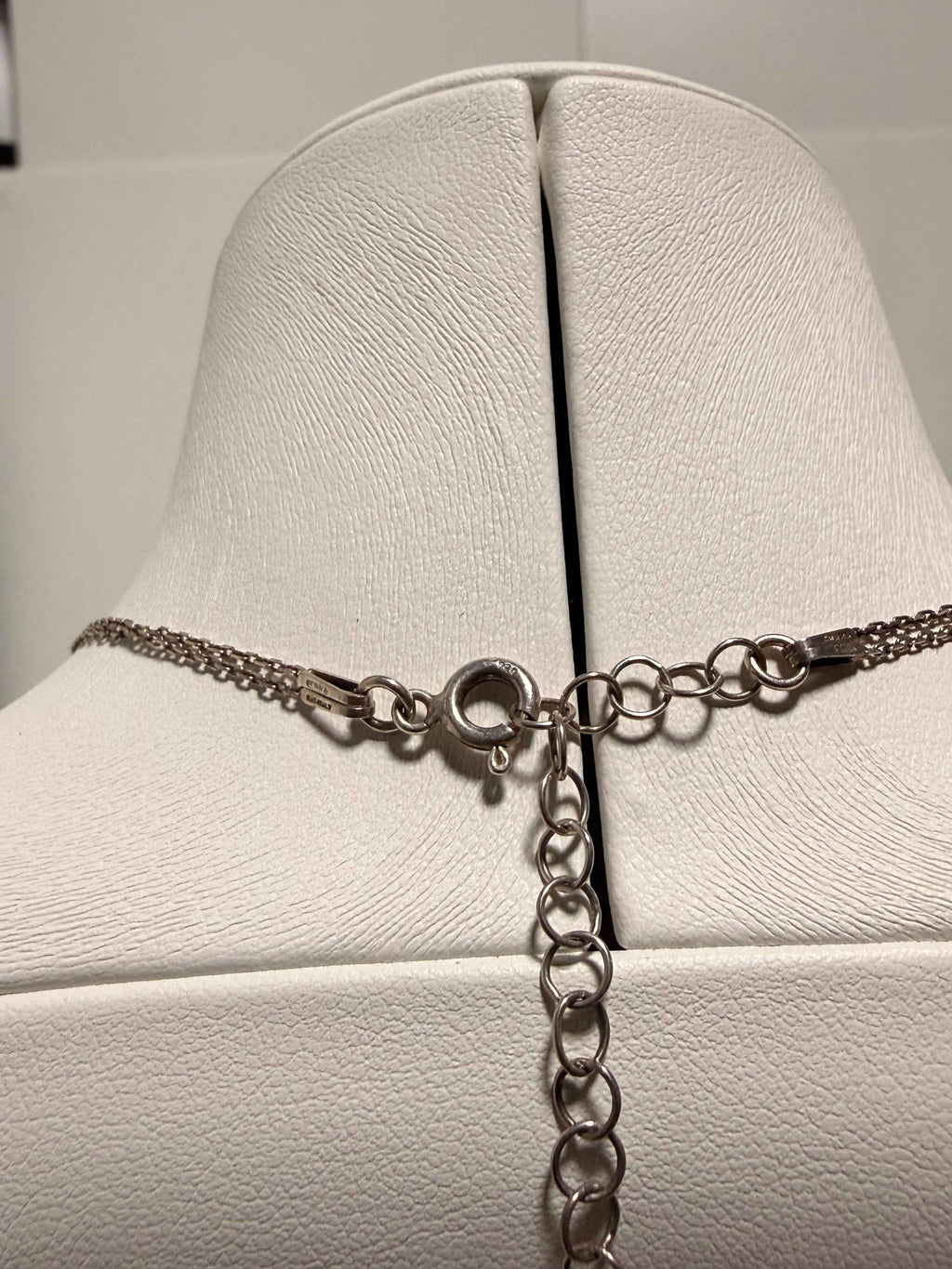 Collier en Argent Double Pendentif