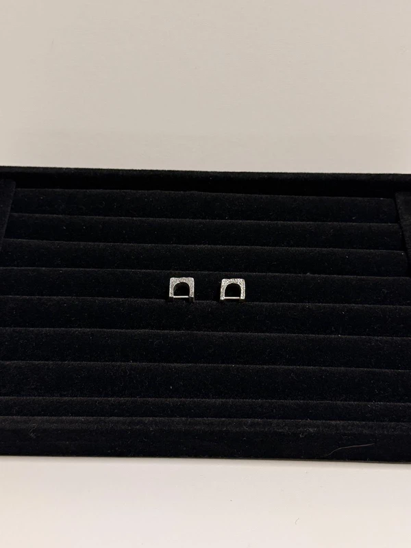Boucles D'Oreilles Carré Unité - Héritage Précieux